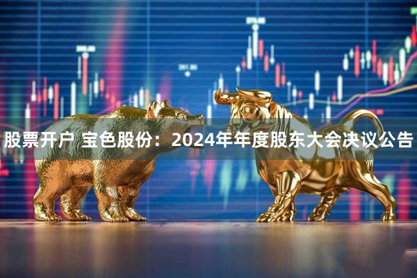 股票开户 宝色股份：2024年年度股东大会决议公告